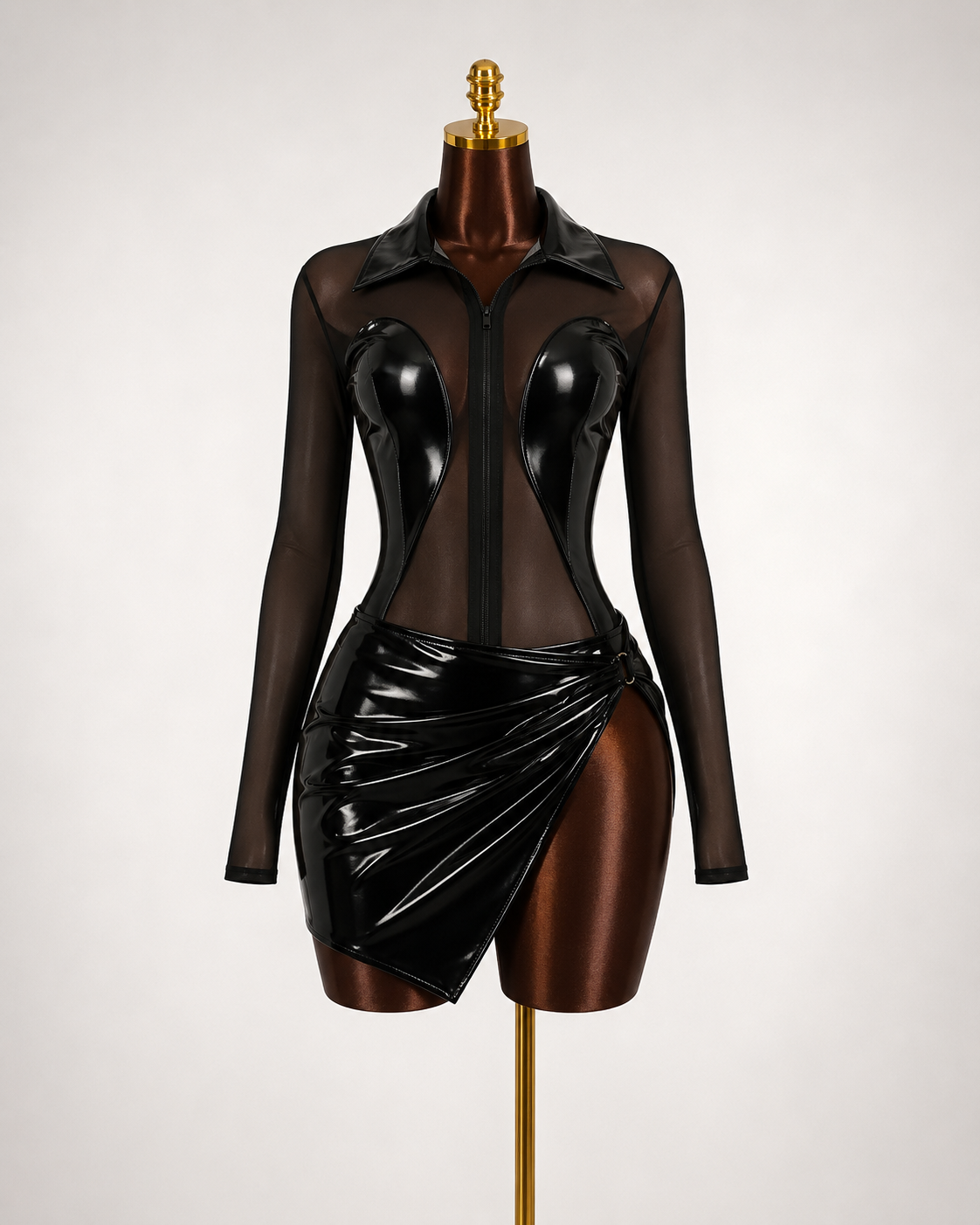 Midnight Sheer Body suit set