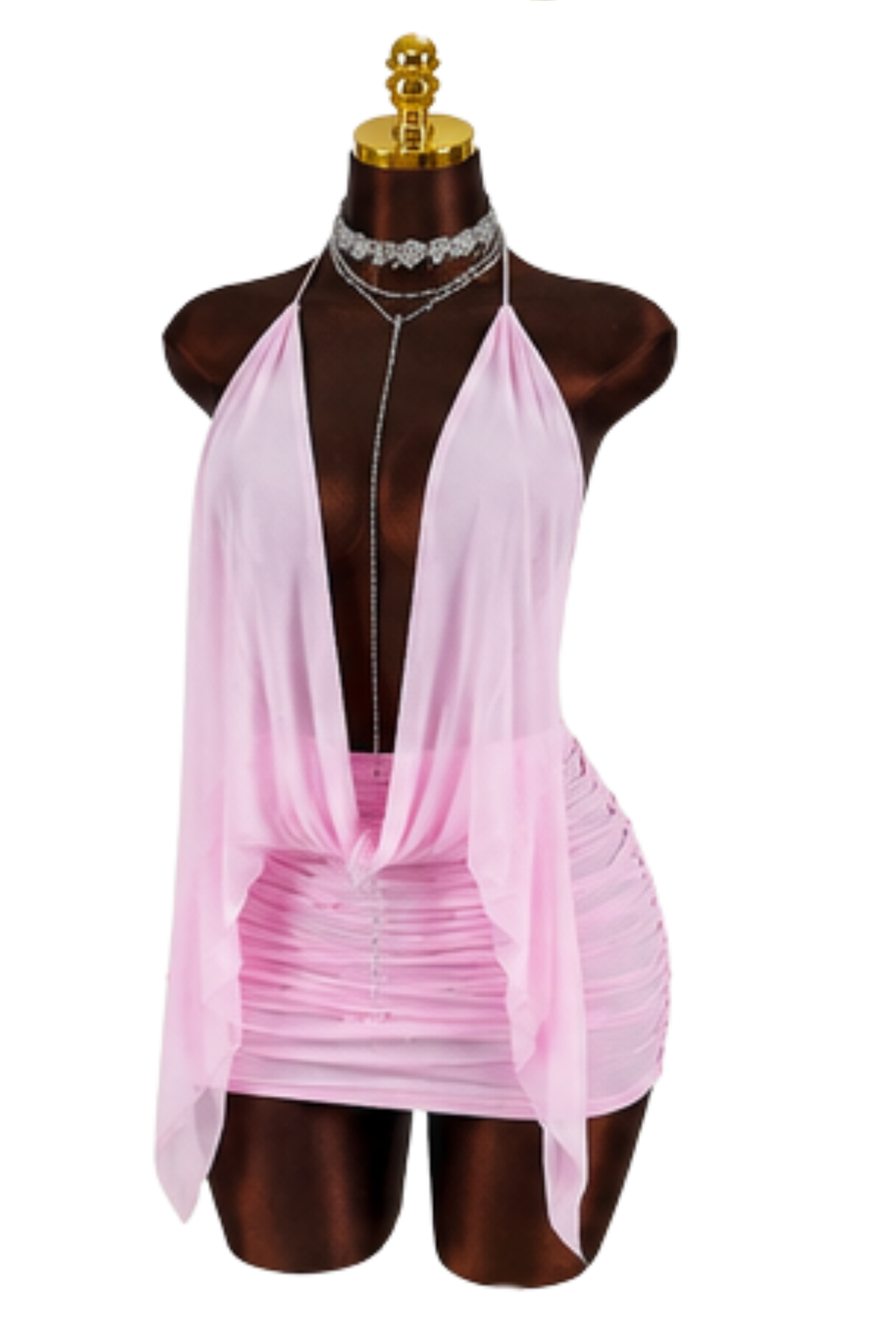Blush Fantasy Mini Dress