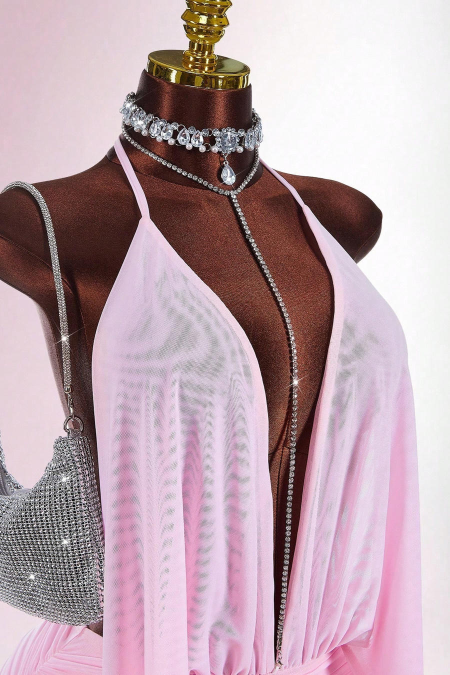 Blush Fantasy Mini Dress