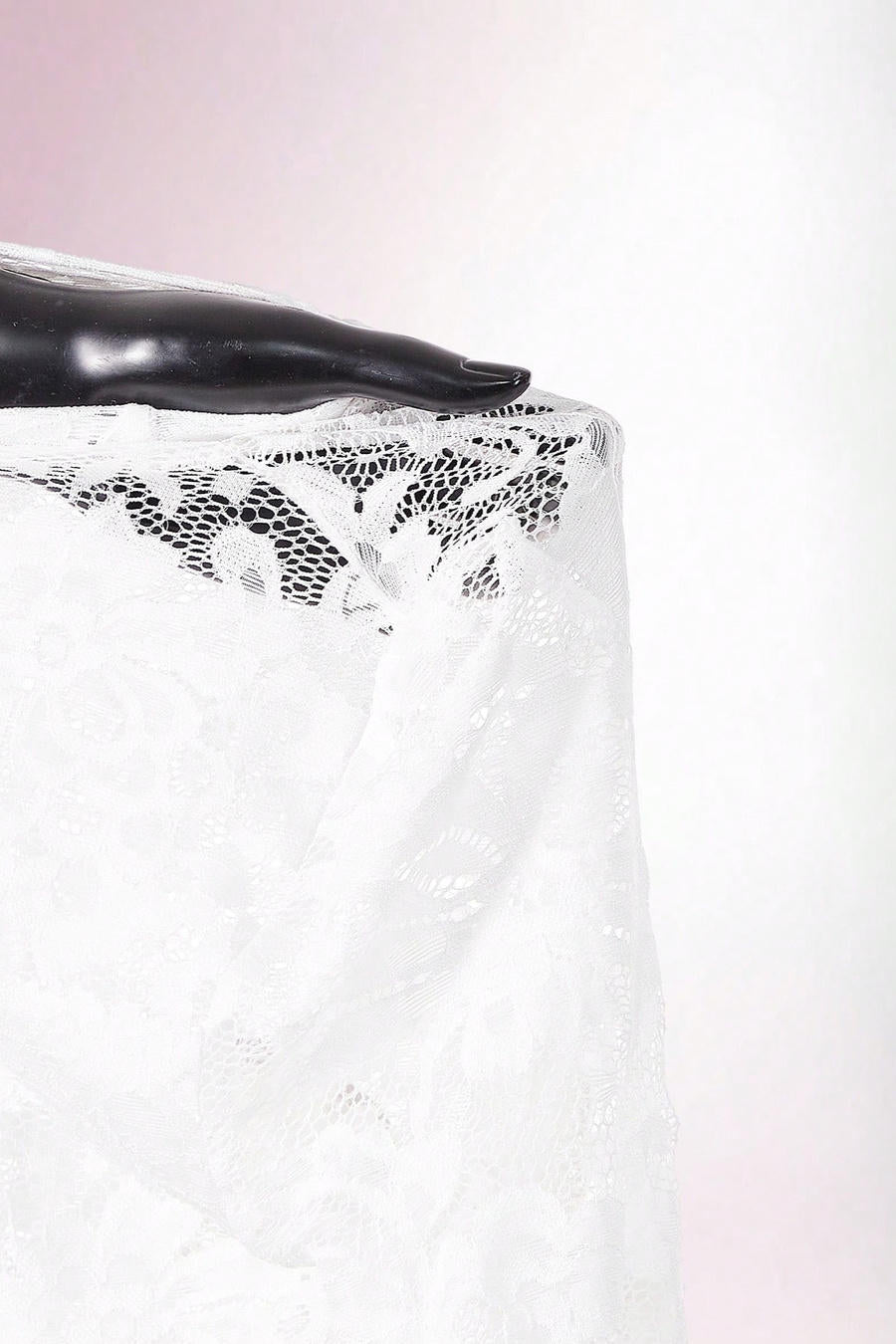 Ivory Lace Mini Dress