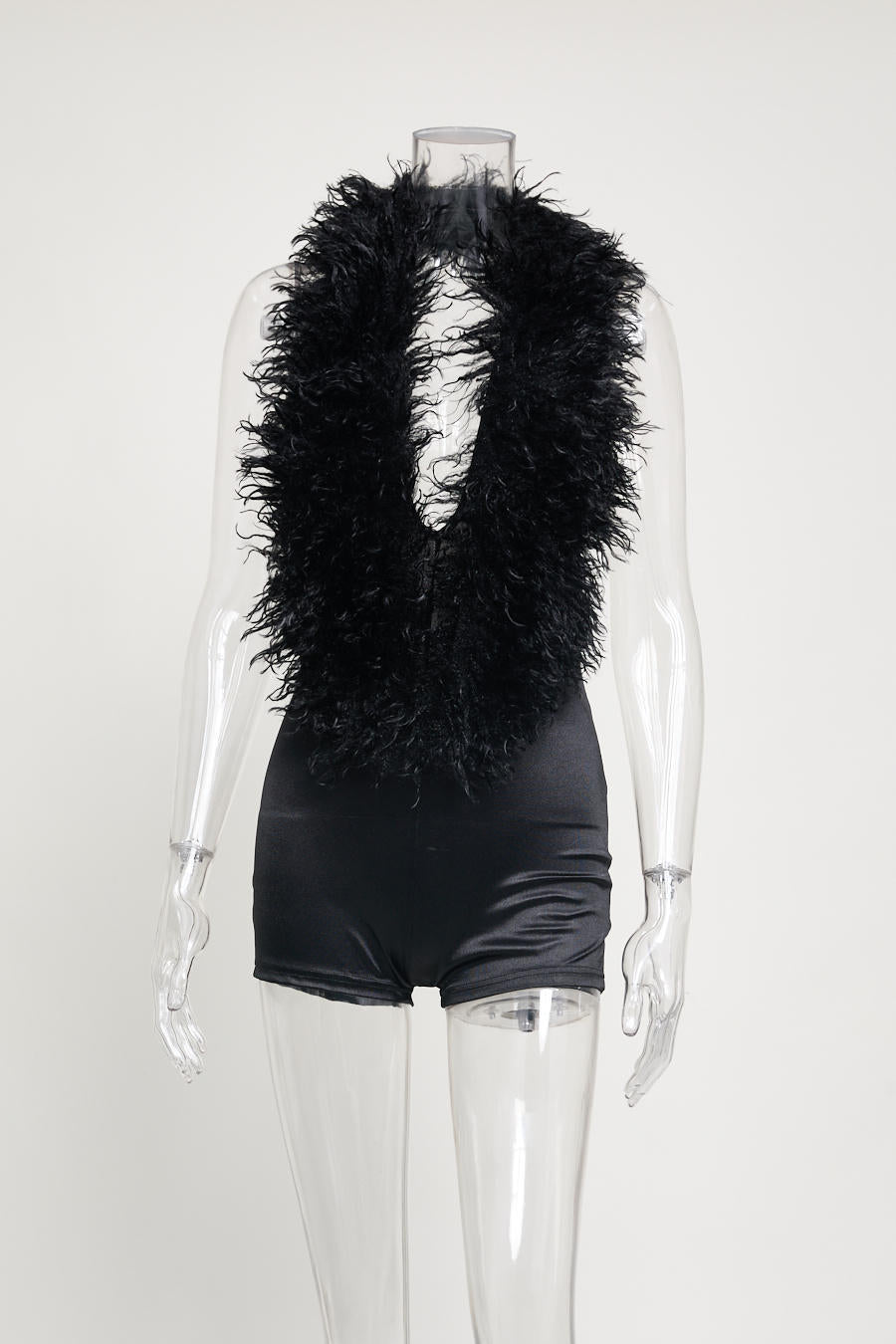 Ruby Luxe Faux Fur Romper