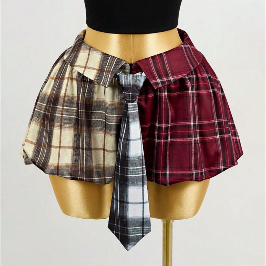 Prep School Plaid Skirt