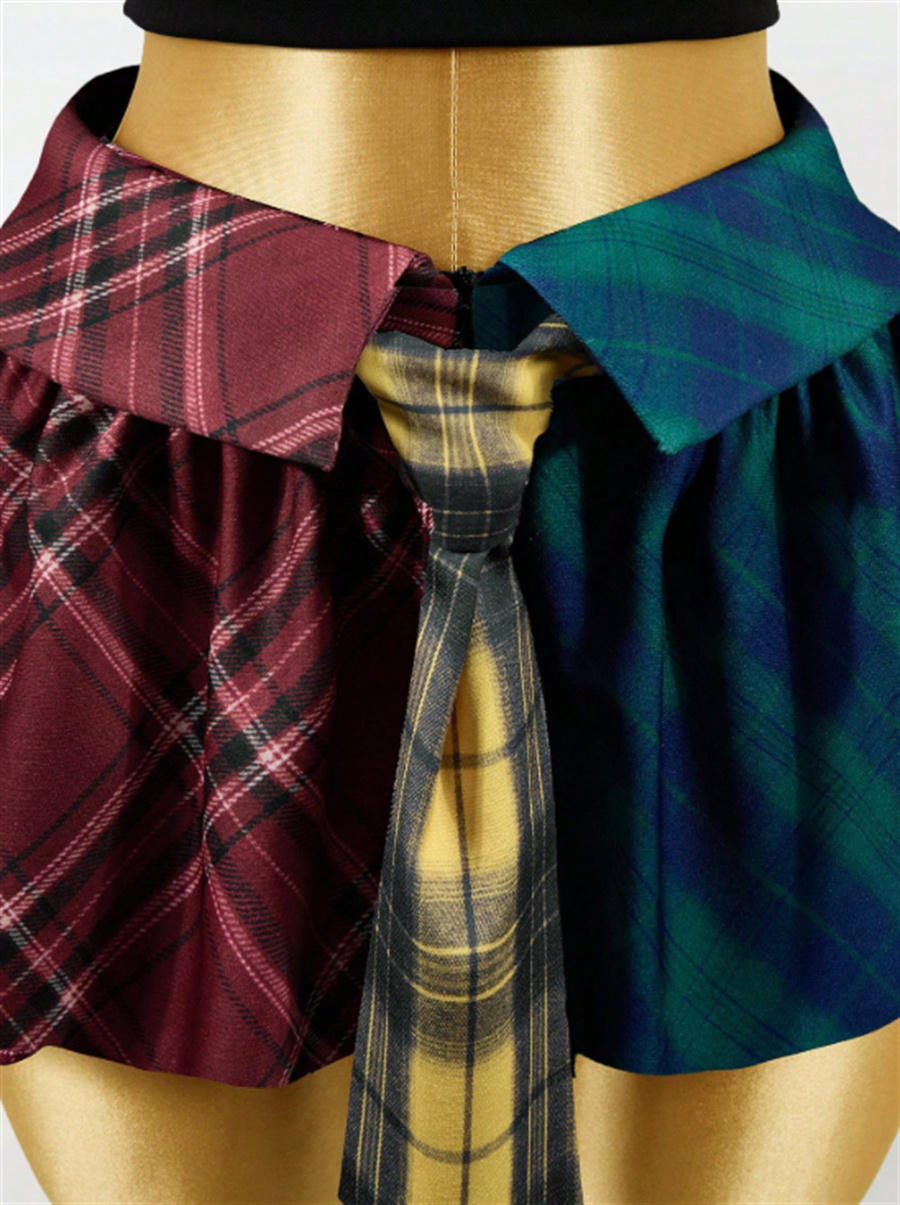 Prep School Plaid Skirt