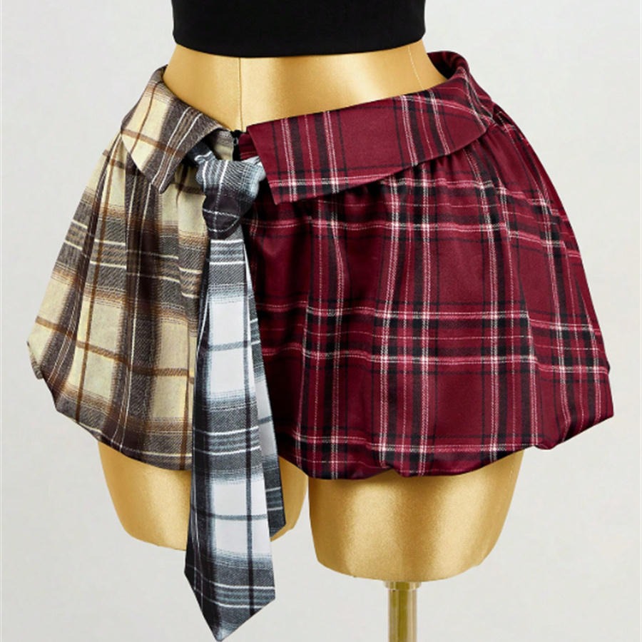 Prep School Plaid Skirt