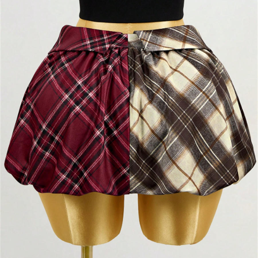 Prep School Plaid Skirt