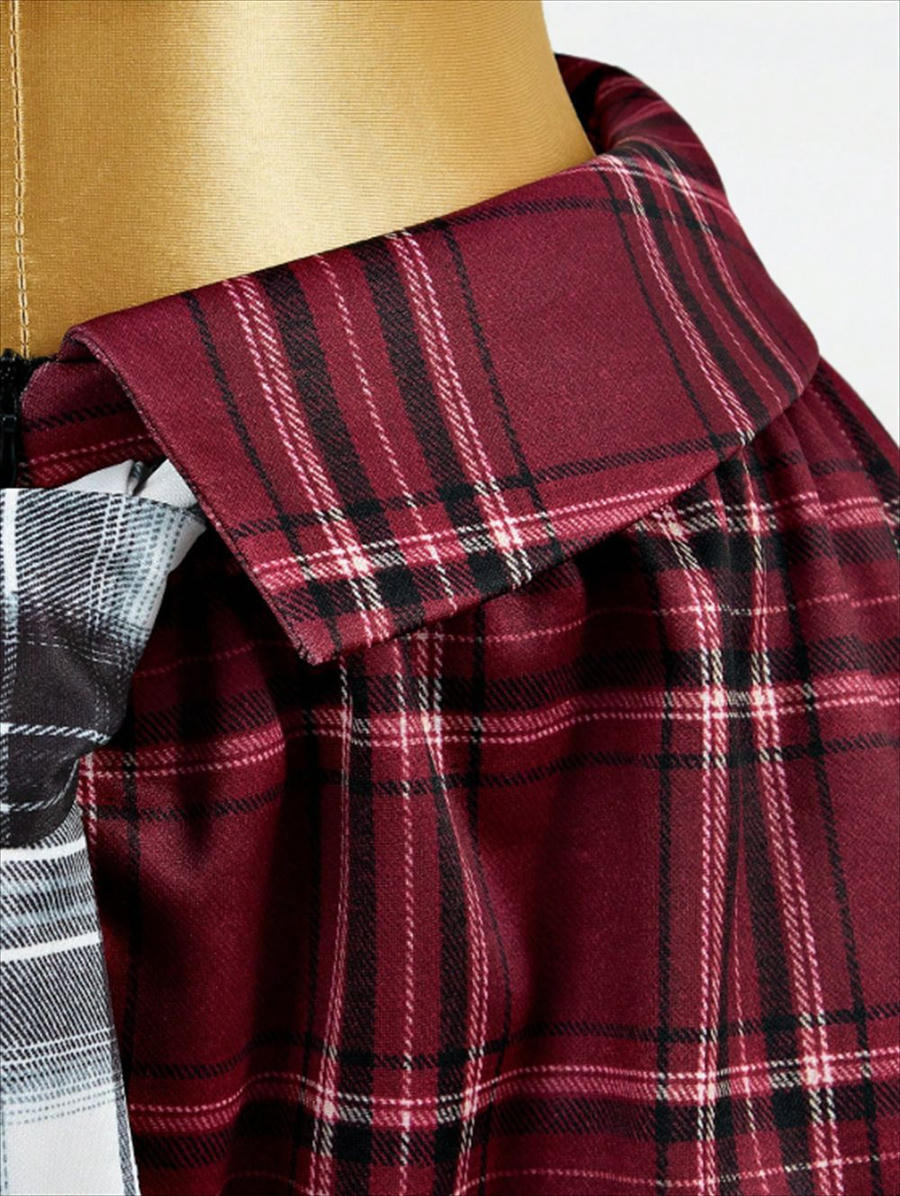 Prep School Plaid Skirt