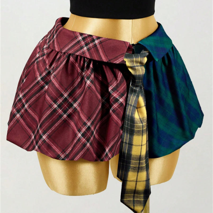 Prep School Plaid Skirt
