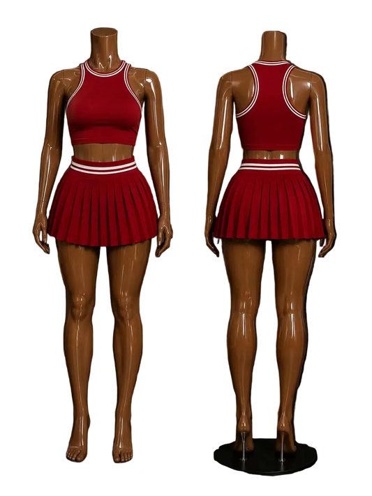 Varsity Babe Skirt Set