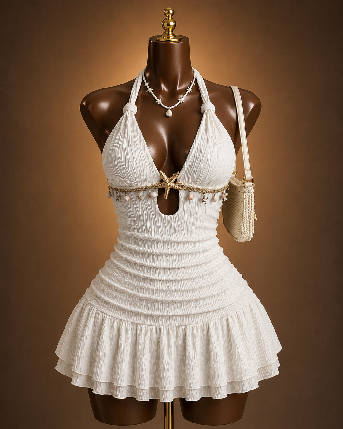 Coastal Starfish Mini Dress